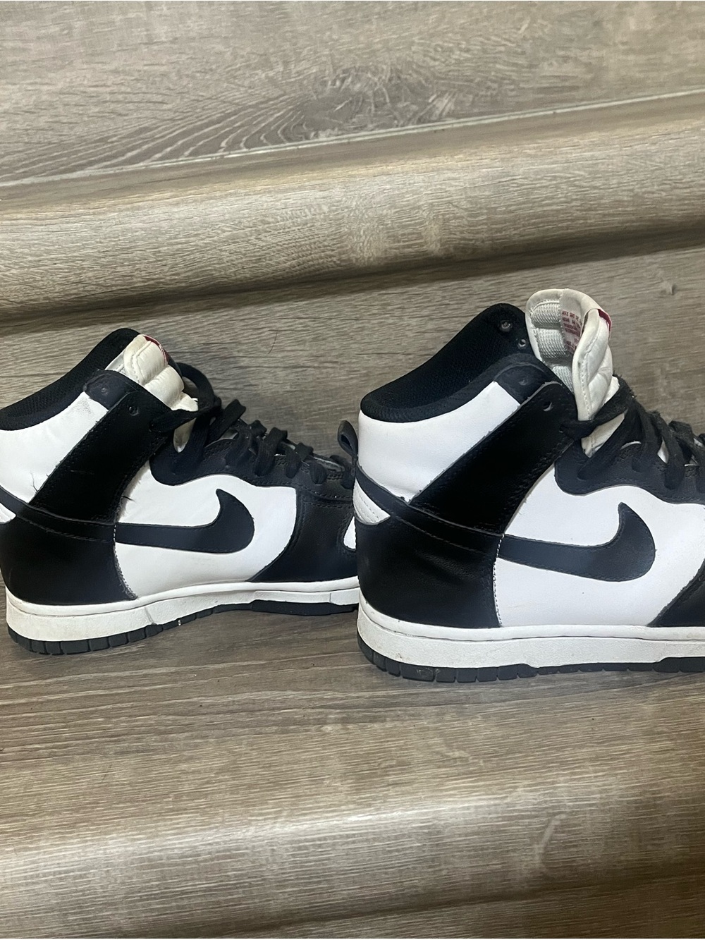 Nike High-Top Sneakers - Black and White